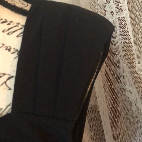 BCBGeneration Dress Asymmetrical Top Black Red White Blue Bottom Dress - Picture 5 of 10